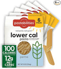 Pastabilities, Lower Calorie Pasta, Penne – 100 Calories/Serving Low Net Carbs, Low Calorie, Non-GMO, High Fiber, Vegan, Plant-Based, Enhanced Nutrients, Delicious Taste & Texture (8 Ounce, 6 Pack)