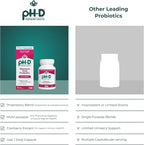 pH-D Feminine Health Support - Women's Health Probiotic with Prebiotic Blend, Cranberry Fruit Extract - Oral Supplement - 30 Count