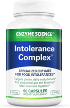 Enzyme Science Intolerance Complex, 90 Capsules Comprehensive Support for Common Digestive Sensitivities Gluten, Casein, Phenol Sensitivities, and Complex Carbohydrates Intolerance Relief