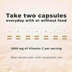 LifeSeasons Essentials Liposomal - Vitamin C Supplement - Supports Skin Heart & Boosts Immunity - Enhances Collagen Production - Antioxidants for Stress Relief - 60 Capsules