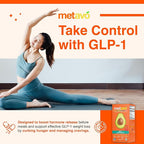 Metavo Advanced Weight Support – Natural Diet Supplements with Essential Nutrients for Promoting Wellness, Enriched with Avocados, Green Tea, Chromium & Green Coffee, 90 Easy-to-Swallow Diet Pills