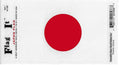 Japan Flag Car Decal Sticker [3.5x5" - White/Red]