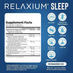 Relaxium Sleep Aid, Melatonin with Magnesium Glycinate, Valerest & Ashwagandha, Non-Habit Forming Sleep Supplement, 60 Vegan Capsules, 30-Day Supply