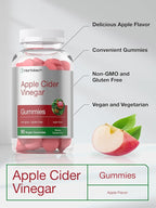 Horbäach Vegan Apple Cider Vinegar Gummies | 90 Count | ACV Supplement | Apple Flavor | Non-GMO, Gluten Free Gummies for Adults