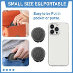 WLLHYF 4 Pcs Mini Pill Organizer Small Pill Box Cute Portable Pill Case for Pocket Purse Travel Storage Containers Earplug Case Medicine Dispenser Vitamin Holder(4 Black)