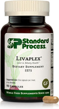 Standard Process Livaplex - Whole Food Bowel, Digestion and Digestive Health, Liver Health and Gallbladder Support with Spanish Black Radish, Betaine Hydrochloride, and Organic Carrot - 90 Capsules