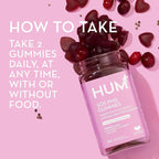 HUM Nutrition SOS PMS Gummies, Helps Relieve PMS Symptoms, Bloating Relief, Mood Swings, Hormonal Balance with Chasteberry Vitex PMS Gummies (100-Count)