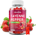 Cayenne Pepper Beet Root Gummies, with Beetroot Garlic CoQ10 Hawthorn Berry Grape Seed Extract Olive Leaf Nattokinase Hibiscus Vitamin D Nitric Oxide and Others, Support Overall Wellness, 60 Count