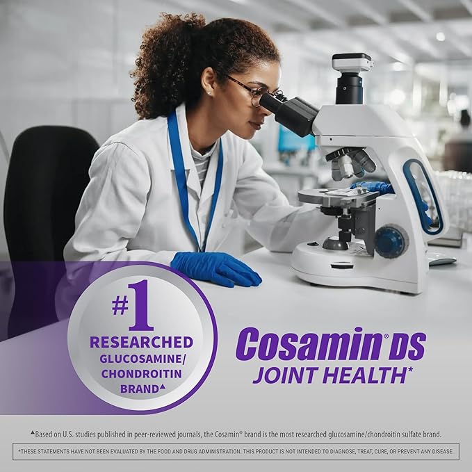 Nutramax Laboratories Cosamin® DS Joint Health Supplement with Glucosamine & Chondroitin for Adult Men & Women, Joint Supplement, 108 Capsules
