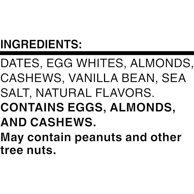 RXBAR Protein Bars, 12g Protein, Gluten Free Snacks, Vanilla Almond (6 Boxes, 30 Bars)