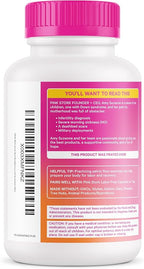 Pink Stork Red Raspberry Leaf Gummies - Third Trimester Labor Prep + Postpartum Mood Essentials with Evening Primrose Oil + Black Cohosh - 60 Vegan Gummy Supplements, Non-GMO