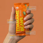 Rel Snacks Buffalo Roasted Edamame – High Protein Low Carb Snack (11g Protein per Serving) – Keto-Friendly, Vegan, Non-GMO – 10-Pack 0.9oz Bags