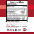 Natural immunity booster - CANDIDA AWAY PLUS - Candida formula, candida support kit, candida away extra strength, candida complex support, liver cleanse detox & repair supplement 3 Bot 180 Capsules