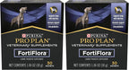 Purina Pro Plan Veterinary Supplements FortiFlora Daily Probiotics for Dogs,Helps Digestive Gut Health and Diarrhea - 30 ct. Box,(Pack of 2)