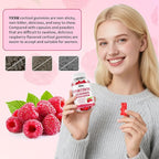 Cortisol Supplements Gummies for Women Sugar-Free Cortisol Gummies with Magnesium Glycinate Ashwagandha Rhodiola Rose Support Relaxation & Focus, Raspberry Flavor, 60 Count