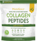 MariGold Grass-fed Collagen Peptides Powder Unflavored 1LB - 100% Pure, Type I & III Bovine Hydrolyzed Collagen, Non-GMO, Hormone-Gluten-Dairy Free, Keto-Friendly, Easy to Mix