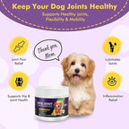 Glucosamine Chondroitin MSM Chewable Tablets for Dogs - Hip & Joint Support Supplement with Vitamins, Chicken Flavor, Joint Pain Relief for Puppies & Senior Dogs, 120 Count