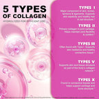Multi Collagen Peptides Powder - Types I, II, III, V, X – Grass Fed, Pasture Raised - Supports Skin, Hair, Nails & Joints - Flavorless, Hydrolyzed, Easy to Mix - Non-GMO, Gluten-Free, Dairy-Free
