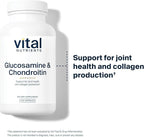 Vital Nutrients Glucosamine & Chondroitin - Healthy Cartilage, Mobility, and Joint Support Supplement - Gluten, Dairy, Soy Free - Non-GMO - 120 Capsules