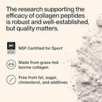 Momentous Grass-Fed Collagen Peptides Powder - Collagen Protein Powder with Fortigel & Vitamin C for Hair, Skin, Nails, & Joint Health Support - NSF Certified for Sport - Packaging May Vary