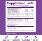 GOBIOTIX Vitamin C - Immune Defense Support Supplement - Immunity Powder Wellness Booster - Vegan Superfood - Elderberry, Turmeric, B12 Vitamin Supplement, Non-GMO and Sugar Free (Berry)