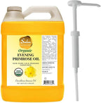 1 Gallon USDA Organic Pure Cold Pressed Evening Primrose Oil 12% GLA