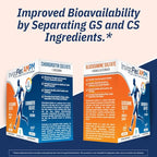 INVIGOFLEX® AMPM - Glucosamine & Chondroitin Sulfate - Turmeric Curcumin - Boswellia Serrata (Non GMO) for Knees, Hands, Back and Hip 24 - Hour Premium Joint Supplement