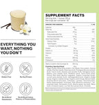 Shakeology Plant Based Protein Powder Blend – Gluten-Free Shake with Vitamins and Minerals – Helps Support Weight Loss, Lean Muscle, Gut Health – Vanilla, 30 Servings