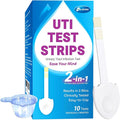 10 Pack UTI Test Strips, Urinary Tract Infection Test Kit for Women Men, Accurate Result in 2 Minutes, Monitor Bladder Health at Home, Clinically Tested, Easy to Grip, Individually Wrapped