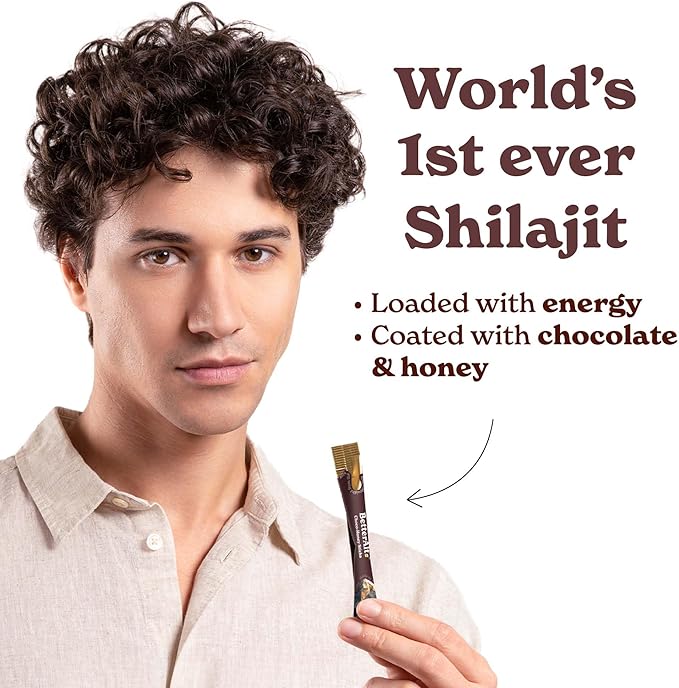 Better Alt Chocolate Shilajit Honey Sticks 75% Fulvic Acid & 85+ Trace Minerals Chocolate-Infused Raw Honey Himalayan Shilajit Energy Booster 30 Sticks Natural Stamina & Endurance Support