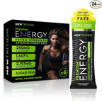 NewTrition® Extra Strength Energy Shots, 1.7 fl oz - 250mg Caffeine with Vitamin B & Amino Acids, Sugar-Free, Zero Calorie Vitamin Energy Drink for Focus & Endurance (Pack of 6, Apple Surge)