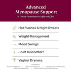 Clinically Proven Menopause Supplement for Weight Management, Hot Flashes, Night Sweats and Low Energy | Complete Multi-Symptom Menopause Supplement for Women