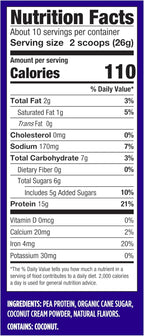 Vega Protein Made Simple Protein Powder, Vanilla - Stevia Free, Vegan, Plant Based, Healthy, Gluten Free, Pea Proteins for Women and Men (Packaging May Vary), 9.2 oz(Pack of 2)