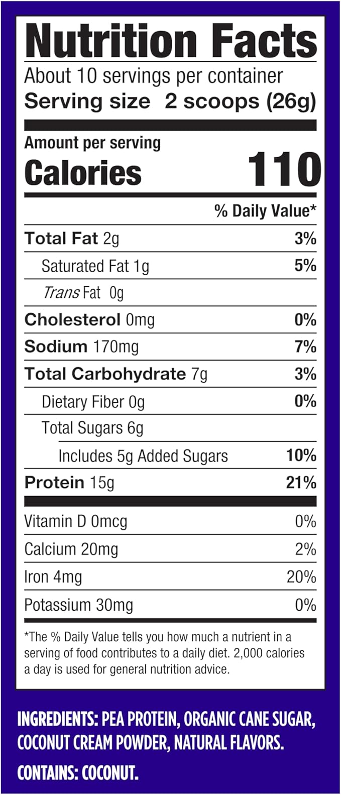 Vega Protein Made Simple Protein Powder, Vanilla - Stevia Free, Vegan, Plant Based, Healthy, Gluten Free, Pea Proteins for Women and Men (Packaging May Vary), 9.2 oz(Pack of 2)