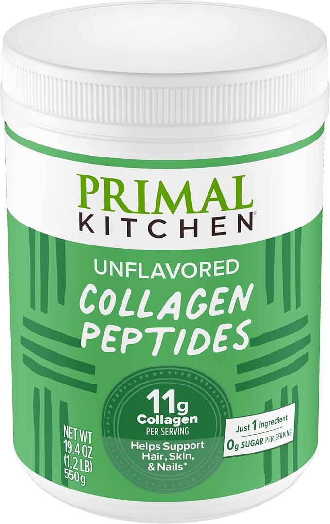 Primal Kitchen Collagen Peptides, Unflavored Collagen Powder, 1.2 Pounds