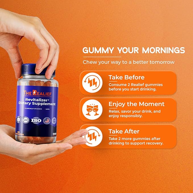 60 Count Post Party Gummies – DHM, Milk Thistle & Electrolytes – Wellness Support – Strawberry Flavor – Wake Up Refreshed