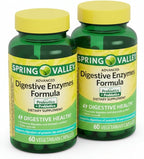 Unique Bundle Store Digestive Enzymes – 60 Vegetarian Capsules, Enzimas Digestivas with Probiotics and Prebiotics, Enzymes for Digestion, Daily Digestive Health Supplement (Pack of 2)