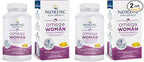 Nordic Naturals Omega Woman, Lemon - 120 Soft Gels - 500 mg Omega-3 + 800 mg Evening Primrose Oil - Healthy Skin & Optimal Wellness - Non-GMO - 60 Servings (Pack of 2)