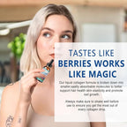 Collagen Peptides Liquid Drops, Multi Collagen Peptide for Skin Hair Nail Joints Bones Gut Health, Hydrolyzed Liquid Collagen Peptides w/Glucosamine Chondroitin MSM Biotin Vitamins for Women and Men