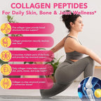 Multi Collagen Peptides Powder with Type I II III V X for Skin Joints Bones Hair and Nails Enhanced with Vitamin C Biotin Hyaluronic Acid Keratin Elastin for Comprehensive Beauty and Wellness Support