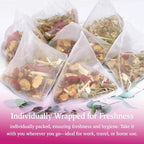 LEAFROOT Natural PCOS Tea for Women to Get Pregnant Fast, Herbal Spearmint Nettle leaf for Hormone Balance Bliss & Ovulation Fertility Tea, Overall Wellness to Regulate Menstrual Cycle and Womb Detox