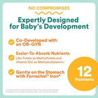 SmartyPants Women’s Prenatal Multivitamin Capsules, OB‑GYN Co‑Developed Prenatal Vitamins with Choline, Folate, Omega 3 DHA, & Iron for Baby’s Development, Gentle on Stomach, 60 Count (30 Day Supply)
