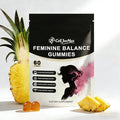 Feminine Balance Probiotic Gummies for Women - with Hawaiian Pineapple, pH Balance Support, Healthy Odor & Flora, Vaginal & Immune Health, Vegan Dietary Supplement - 60 Gummies (1)