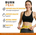 (3 Pack) Burn Peak Capsules - Official BurnPeak Weight Pills Advanced Premium Support, All Natural Burn Peak Pink Salt Trick Supplement for Overall Health & Wellness Reviews, 180 Capsules for 3 Months