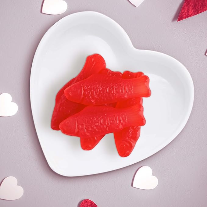 SWEDISH FISH Mini Soft & Chewy Gummy Candy, Family Size, Bulk Candy, 1.8 lb