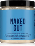 NAKED Gut - Daily Gut Health Supplement - Natural Gut Health Powder for Gut Cleanse, Digestive Support, GMO-Free, Soy-Free, Gluten-Free, Vegan and Hypoallergenic, 40 Servings