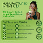 GLP-1 Supplement for Women & Men - Weight Management, Gut Health & Metabolism Support - Promotes Fat Burning & Lean Body Mass - Vegan, Gluten Free, Non-GMO - 60 Count