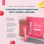 GLP-1 Supplement | Natural GLP-1 Production | GLP 1 Booster Drink Mix to Control Appetite and Cravings | Great Tasting Metabolic Support - Yerba Mate, Garcinia Cambogia, Berberine [Raspberry Lemonade]