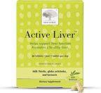 NEW NORDIC Active Liver 30-Day Supply, Daily Liver Supplement, Milk Thistle, Artichoke & Turmeric, 30 Tablets (Pack of 1)