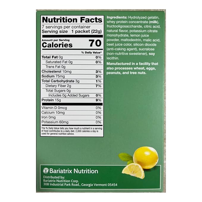 Proti Fit - High Protein Fruit Flavored Powder Drink Mix, Low Calorie, Sugar Free, Appetite Suppressant, 7 Servings Per Box (Pink Lemonade)